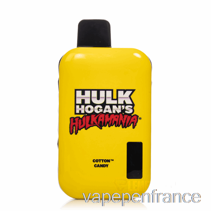 Stylo Vape Jetable En Barbe à Papa Hulk Hogan Hulkamania 8000